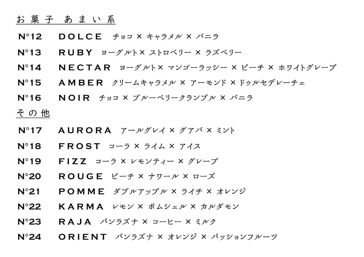 シーシャフレーバー